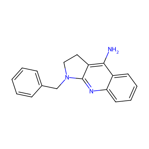 1-BENZYL-2,3-DIHYDRO-1H-PYRROLO[2,3-B]QUINOLIN-4-YLAMINE结构图