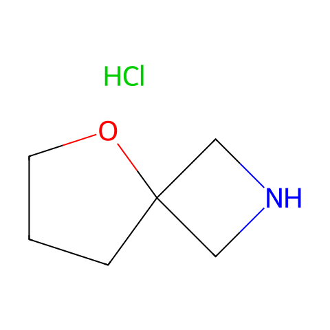 5-OXA-2-AZASPIRO[3.4]OCTANE HYDROCHLORIDE结构图
