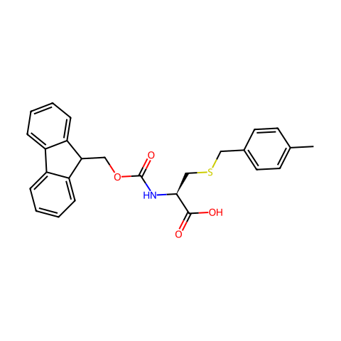 Fmoc-Cys(Mbzl)-OH结构图