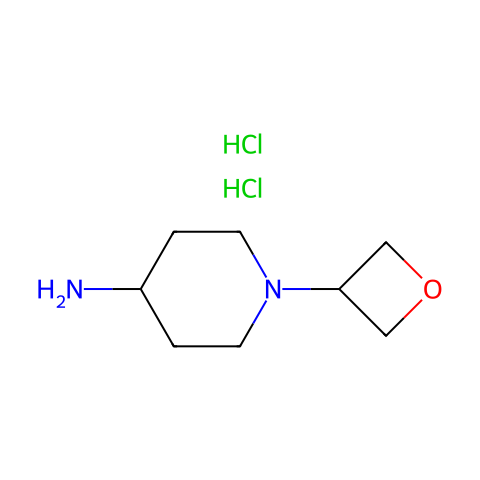 1-(oxetan-3-yl)piperidin-4-amine dihydrochloride结构图
