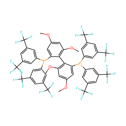 (R)-2,2'-双[双(3,5-三氟甲基苯基)膦基]-4,4',6,6'-四甲氧基联苯 97+%结构图