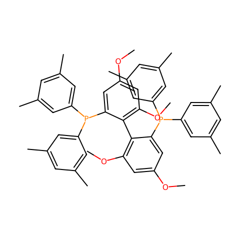 (S)-2,2'-双[双(3,5-二甲基苯基)膦基]-4,4',6,6'-四甲氧基联苯 97+%结构图