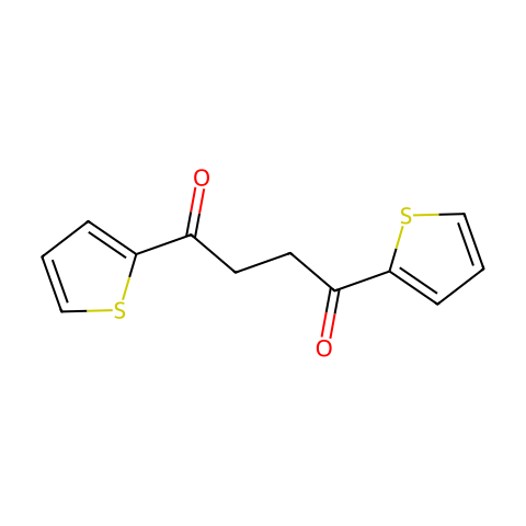 1,4-双(2-噻吩基)-1,4-丁二酮结构图