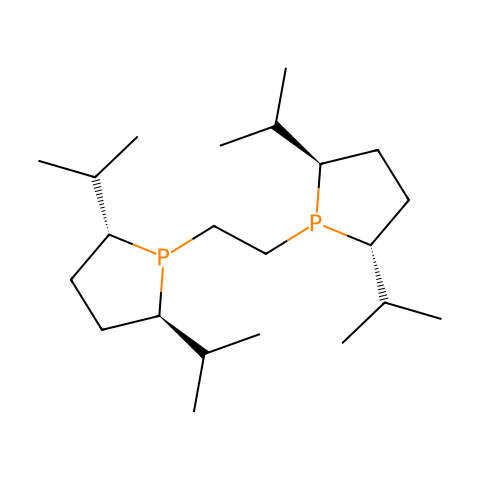 1,2-双[(2R,5R)-2,5-二异丙基膦烷基]乙烷结构图