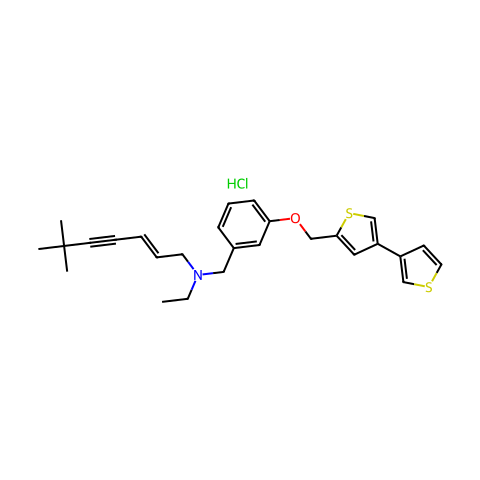 NB-598 (hydrochloride)结构图