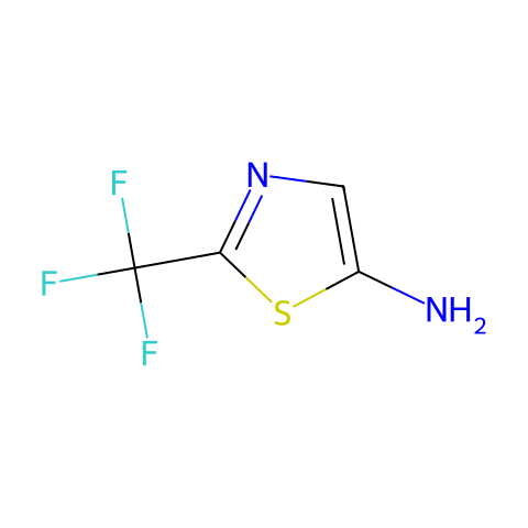 2-(三氟甲基)噻唑-5-胺结构图