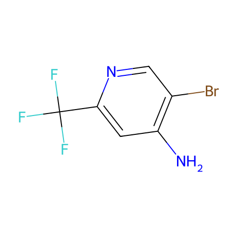 5-bromo-2-(trifluoromethyl)pyridin-4-amine结构图