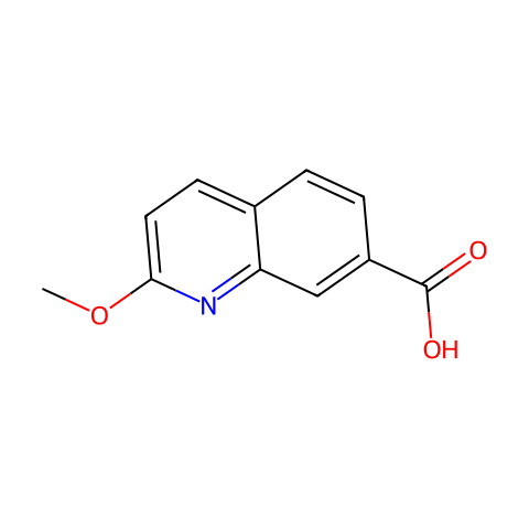 2-Methoxyquinoline-7-carboxylic acid结构图