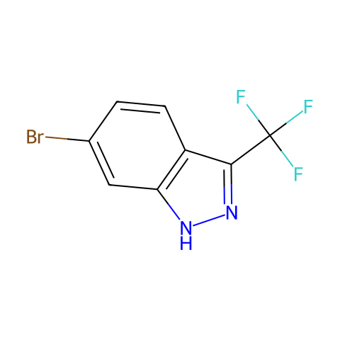 6-溴-3-(三氟甲基)-1H-吲唑结构图
