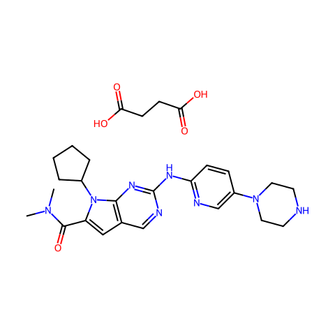 LEE011 琥珀酸盐结构图