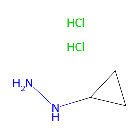 cyclopropylhydrazine dihydrochloride结构图