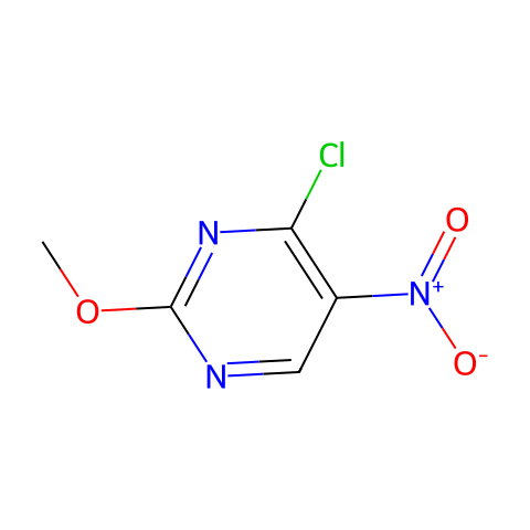 4-氯-2-甲氧基-5-硝基嘧啶结构图