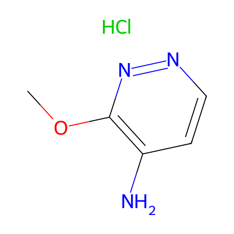 3-methoxypyridazin-4-amine hydrochloride结构图