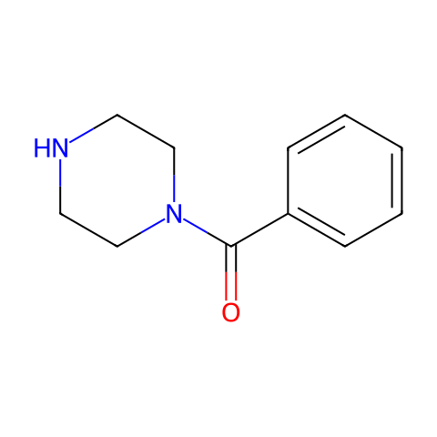 1-苯甲酰哌嗪结构图