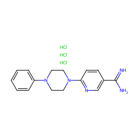 C1s-IN-1 trihydrochloride结构图