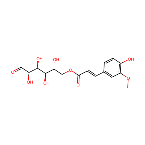 6-O-Feruloylglucose结构图
