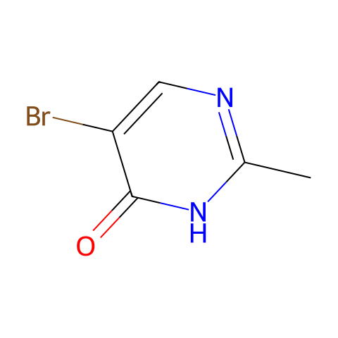 5-溴-2-甲基-4(1H)-嘧啶酮结构图