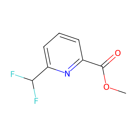 methyl 6-(difluoromethyl)pyridine-2-carboxylate结构图