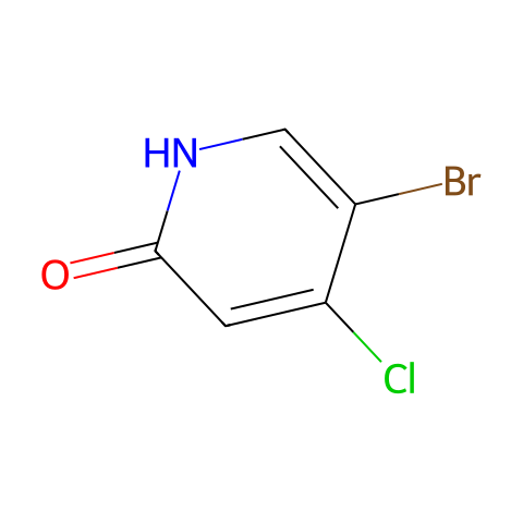2-羟基-4-氯-5-溴吡啶结构图
