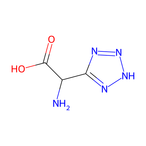 (RS)-(TETRAZOL-5-YL)GLYCINE结构图