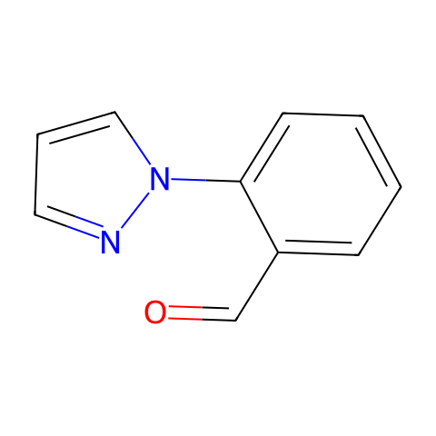 2-吡唑-1-基苯甲醛结构图