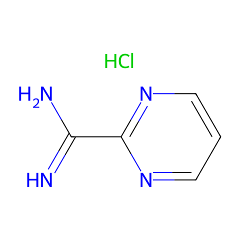2-嘧啶甲脒盐酸盐结构图