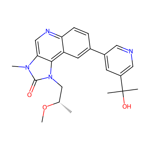 Samotolisib (LY3023414)结构图
