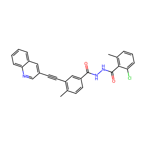 Vodobatinib (K0706)结构图