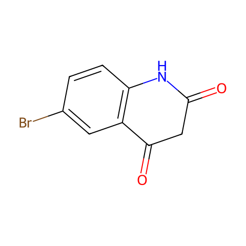 6-溴-2-羟基喹啉-4(1H)-酮结构图