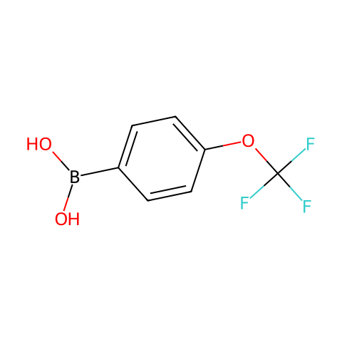 4-(三氟甲氧基)苯硼酸结构图