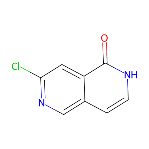 7-chloro-2H-2,6-naphthyridin-1-one结构图
