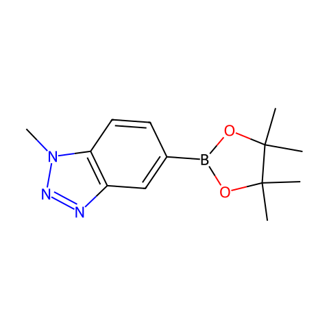 1-methyl-5-(4,4,5,5-tetramethyl-1,3,2-dioxaborolan-2-yl)-1H-1,2,3-benzotriazole结构图