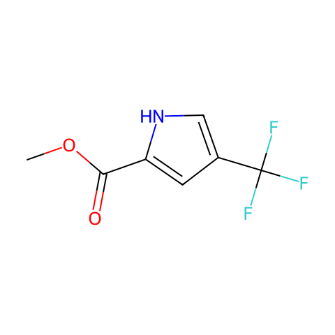 Methyl 4-trifluoromethyl-1H-pyrrole-2-carboxylate结构图