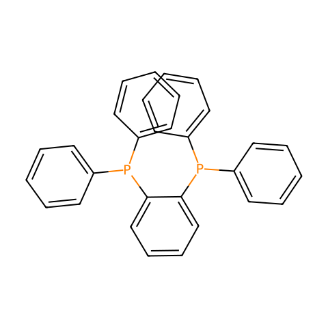 1,2-双(二苯基膦)苯结构图