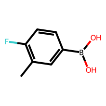 4-氟-3-甲基苯硼酸结构图