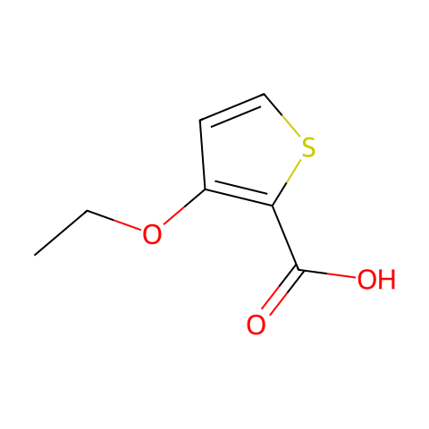 3-乙氧基噻吩-2-羧酸结构图
