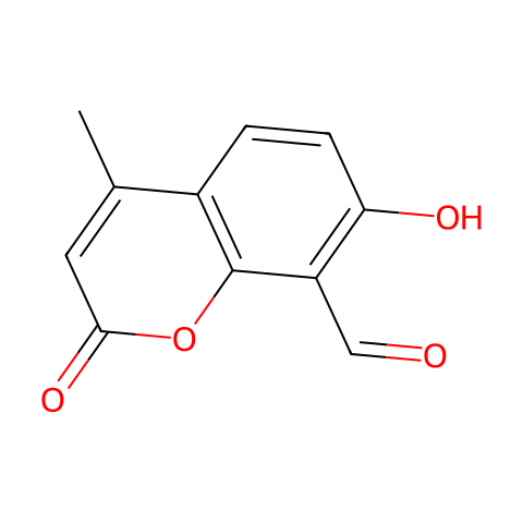 8-Formyl-4-methylumbelliferone结构图