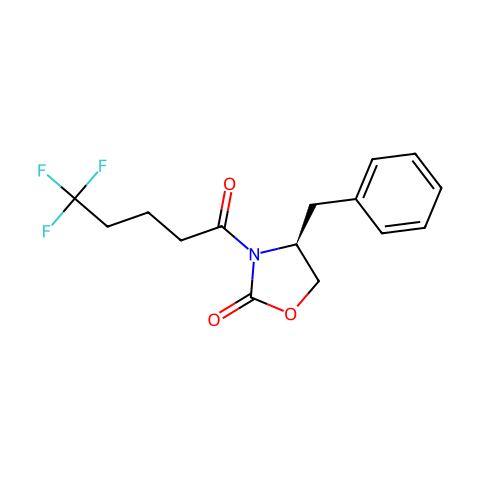(4S)-4-Benzyl-3-(5,5,5-trifluoropentanoyl)-1,3-oxazolidin-2-one结构图