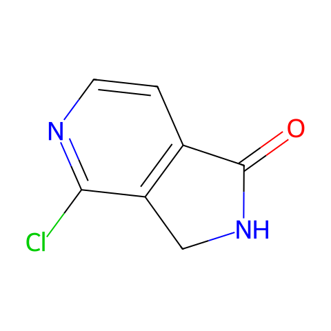 4-chloro-2,3-dihydropyrrolo[3,4-c]pyridin-1-one结构图