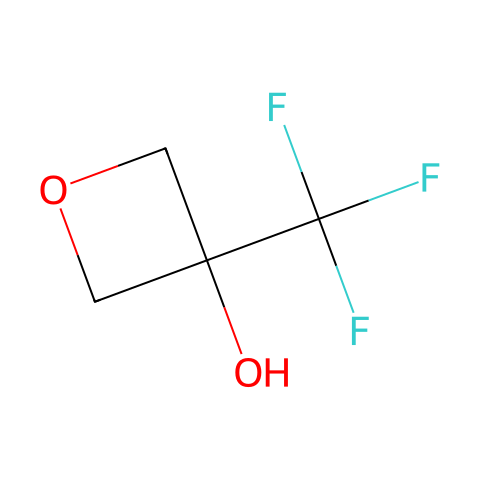 3-(trifluoromethyl)oxetan-3-ol结构图