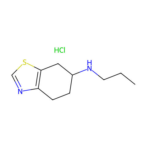 N-propyl-4,5,6,7-tetrahydrobenzo[d]thiazol-6-amine (Hydrochloride)结构图