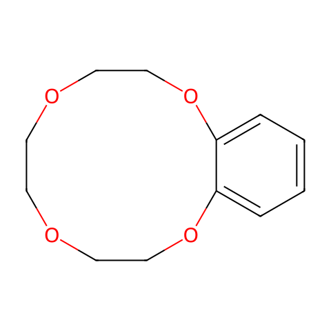 2,3-Benzo-1,4,7,10-Tetraoxadodec-2-Ene结构图
