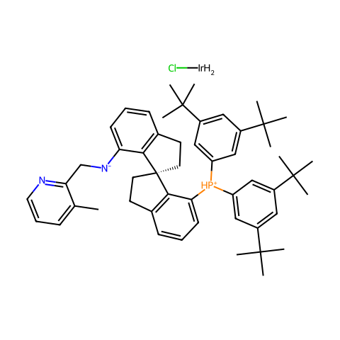 [N-[(1S)-7'-[BIS[3,5-BIS(TERT-BUTYL)PHENYL]PHOSPHINO-ΚP]-2,2',3,3'-TETRAHYDRO-1,1'-SPIROBI[1H-INDEN]-7-YL]-3-METHYL-2-PYRIDINEME结构图