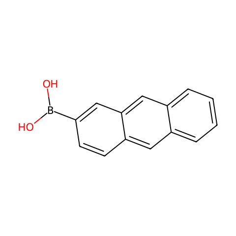 2-蒽硼酸结构图
