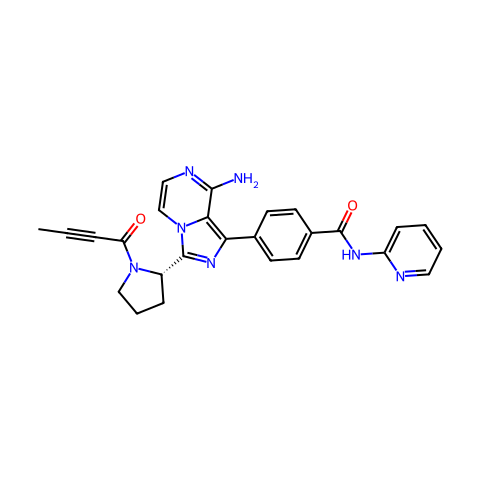Acalabrutinib(ACP-196)结构图