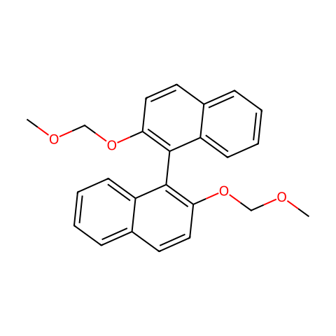 (S)-2,2'-双(甲氧基甲氧基)-1,1'-联萘结构图