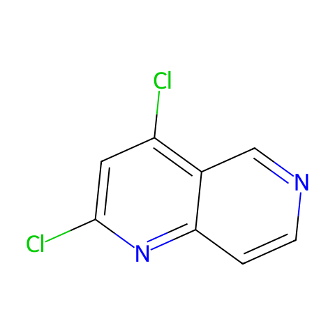 2,4-dichloro-1,6-naphthyridine结构图