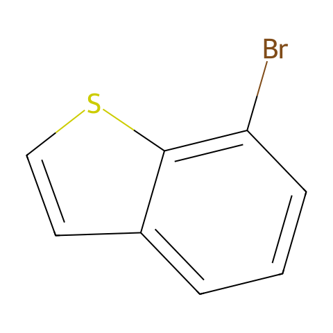 7-溴苯并[b]噻吩结构图