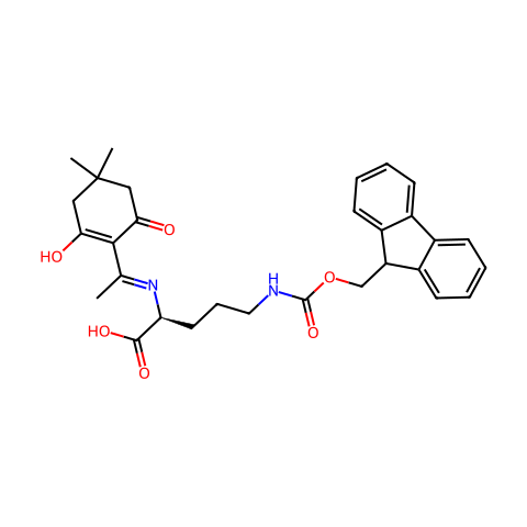 DDE-ORN(FMOC)-OH结构图
