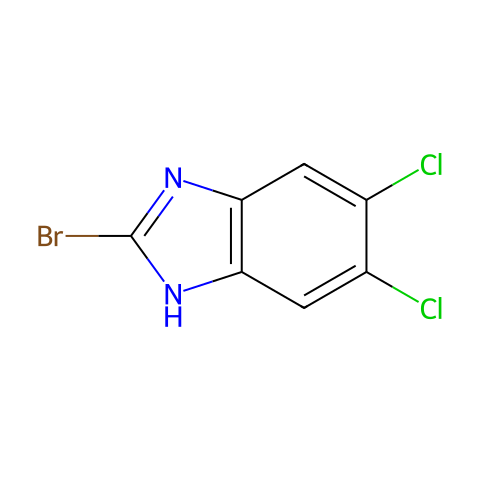 2-BROMO-5,6-DICHLOROBENZIMIDAZOLE结构图